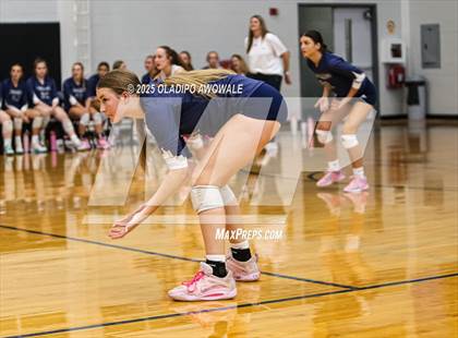 Thumbnail 3 in Prince of Peace @ McKinney Christian Academy (TAPPS Volleyball 4A Regional) photogallery.