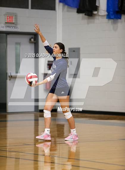 Thumbnail 3 in Prince of Peace @ McKinney Christian Academy (TAPPS Volleyball 4A Regional) photogallery.
