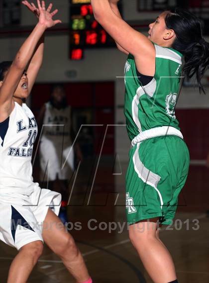 Thumbnail 1 in Eagle Rock vs. Duarte "GHS 2012 Holiday Tournament" photogallery.
