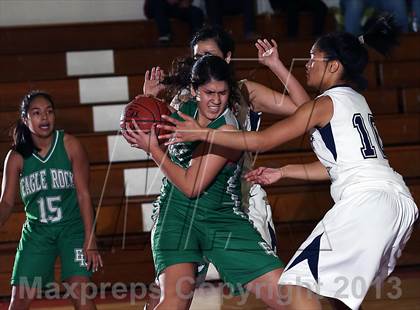 Thumbnail 2 in Eagle Rock vs. Duarte "GHS 2012 Holiday Tournament" photogallery.