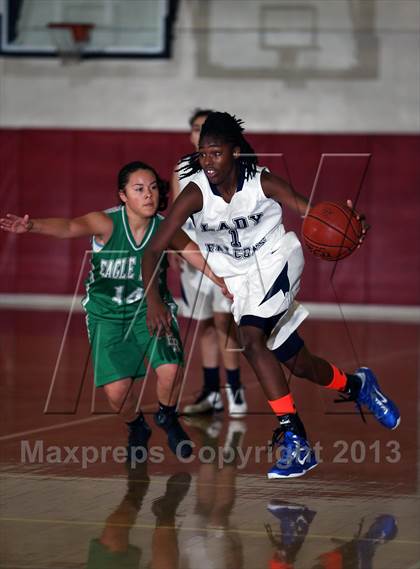 Thumbnail 3 in Eagle Rock vs. Duarte "GHS 2012 Holiday Tournament" photogallery.