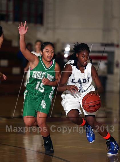 Thumbnail 3 in Eagle Rock vs. Duarte "GHS 2012 Holiday Tournament" photogallery.