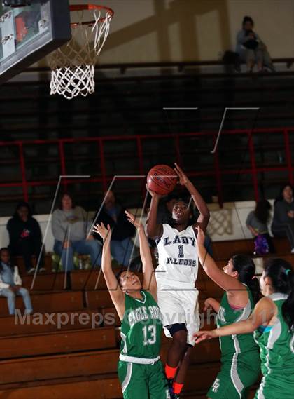 Thumbnail 1 in Eagle Rock vs. Duarte "GHS 2012 Holiday Tournament" photogallery.