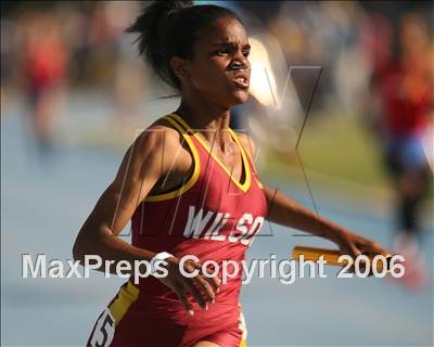 Thumbnail 1 in CIF State Championships - 400m Relay (Girls - Friday) photogallery.