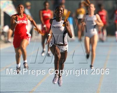 Thumbnail 1 in CIF State Championships - 400m Relay (Girls - Friday) photogallery.