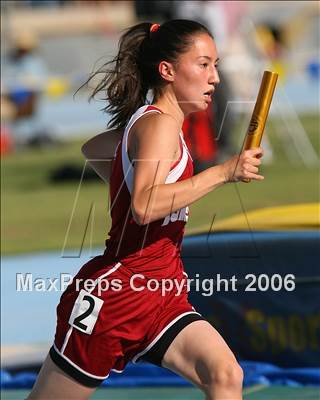 Thumbnail 1 in CIF State Championships - 400m Relay (Girls - Friday) photogallery.