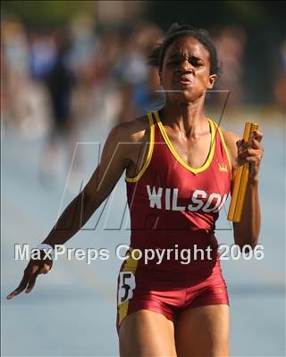 Thumbnail 1 in CIF State Championships - 400m Relay (Girls - Friday) photogallery.