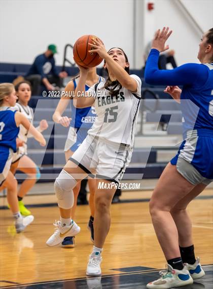 Thumbnail 3 in Klahowya vs. Bellevue Christian (WIAA 1A District Playoff) photogallery.