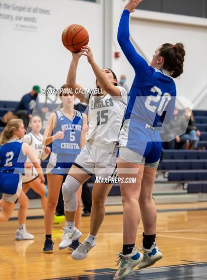 Thumbnail 1 in Klahowya vs. Bellevue Christian (WIAA 1A District Playoff) photogallery.