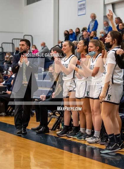 Thumbnail 2 in Klahowya vs. Bellevue Christian (WIAA 1A District Playoff) photogallery.