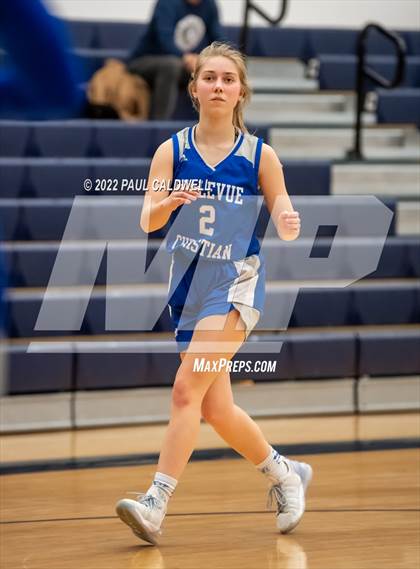 Thumbnail 2 in Klahowya vs. Bellevue Christian (WIAA 1A District Playoff) photogallery.