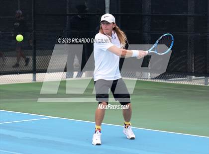 Thumbnail 2 in UIL 3A & 4A Tennis Singles Quarterfinals photogallery.