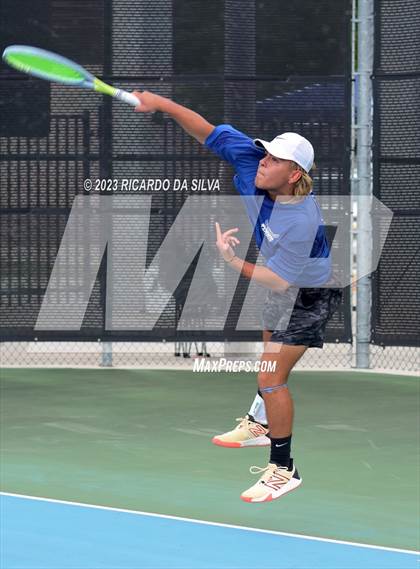 Thumbnail 3 in UIL 3A & 4A Tennis Singles Quarterfinals photogallery.