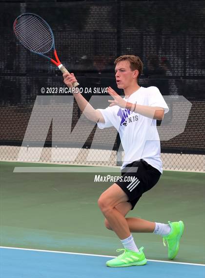 Thumbnail 3 in UIL 3A & 4A Tennis Singles Quarterfinals photogallery.