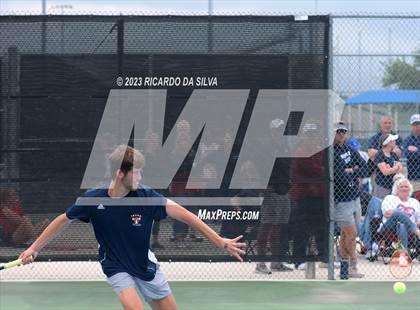 Thumbnail 1 in UIL 3A & 4A Tennis Singles Quarterfinals photogallery.