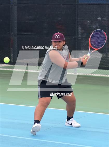 Thumbnail 3 in UIL 3A & 4A Tennis Singles Quarterfinals photogallery.