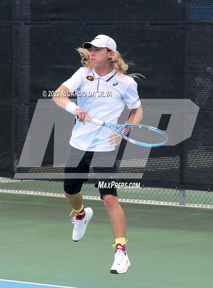 Thumbnail 3 in UIL 3A & 4A Tennis Singles Quarterfinals photogallery.