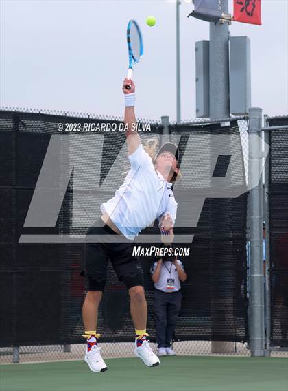 Thumbnail 1 in UIL 3A & 4A Tennis Singles Quarterfinals photogallery.