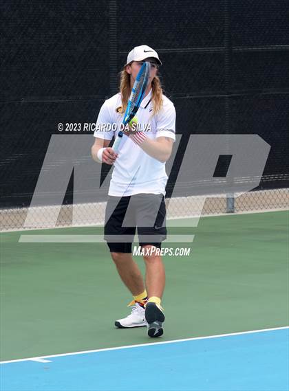 Thumbnail 3 in UIL 3A & 4A Tennis Singles Quarterfinals photogallery.