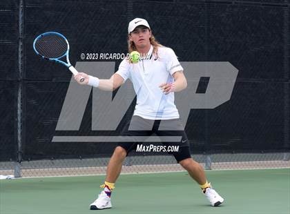 Thumbnail 1 in UIL 3A & 4A Tennis Singles Quarterfinals photogallery.