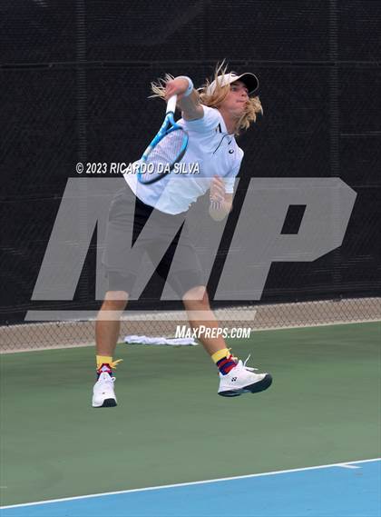 Thumbnail 2 in UIL 3A & 4A Tennis Singles Quarterfinals photogallery.