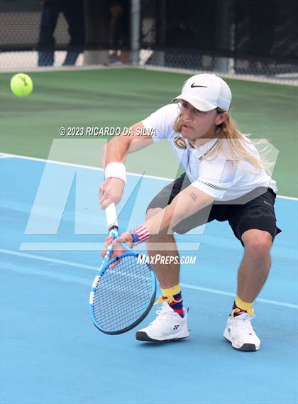 Thumbnail 1 in UIL 3A & 4A Tennis Singles Quarterfinals photogallery.