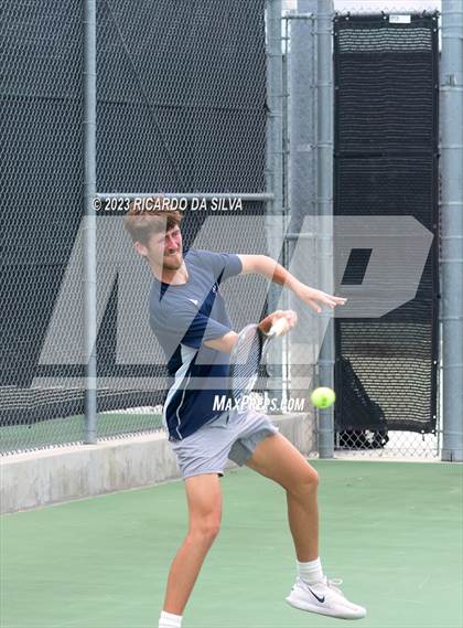Thumbnail 1 in UIL 3A & 4A Tennis Singles Quarterfinals photogallery.