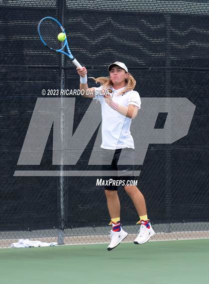 Thumbnail 2 in UIL 3A & 4A Tennis Singles Quarterfinals photogallery.