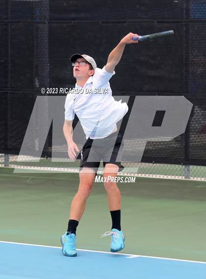 Thumbnail 3 in UIL 3A & 4A Tennis Singles Quarterfinals photogallery.
