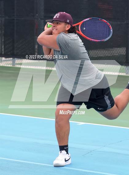 Thumbnail 2 in UIL 3A & 4A Tennis Singles Quarterfinals photogallery.