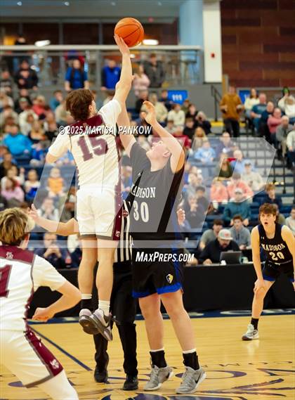 Thumbnail 1 in Sackets Harbor Central vs Madison Central (NYSPHSAA Section III Sectional FINALS Class D) photogallery.