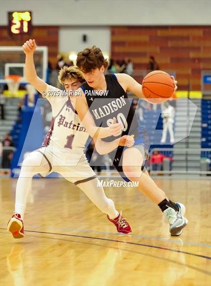 Thumbnail 2 in Sackets Harbor Central vs Madison Central (NYSPHSAA Section III Sectional FINALS Class D) photogallery.