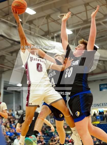 Thumbnail 2 in Sackets Harbor Central vs Madison Central (NYSPHSAA Section III Sectional FINALS Class D) photogallery.