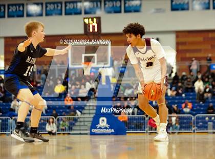 Thumbnail 1 in Sackets Harbor Central vs Madison Central (NYSPHSAA Section III Sectional FINALS Class D) photogallery.