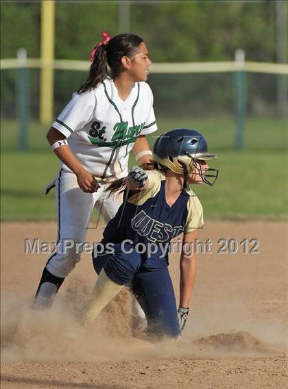 Thumbnail 3 in St. Mary's vs. West (CIF SJS D1 Playoffs) photogallery.