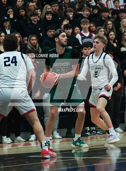 Thumbnail 2 in Brewster vs Eastchester (NYSPHSAA Section 1 Class AA Quarter Final) photogallery.