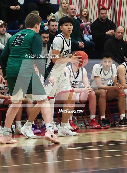 Thumbnail 2 in Brewster vs Eastchester (NYSPHSAA Section 1 Class AA Quarter Final) photogallery.