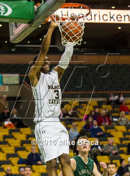 Thumbnail 2 in Bishop Hendricken @ Malden Catholic (Good Sports TD Garden Invitational) photogallery.