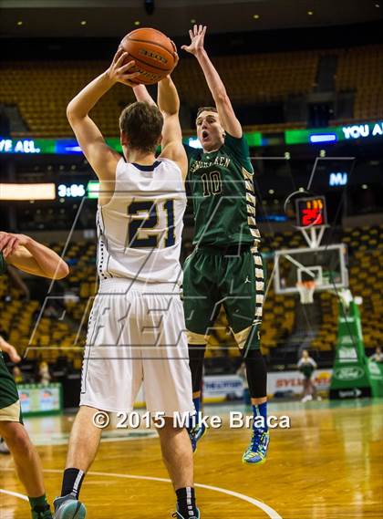 Thumbnail 3 in Bishop Hendricken @ Malden Catholic (Good Sports TD Garden Invitational) photogallery.