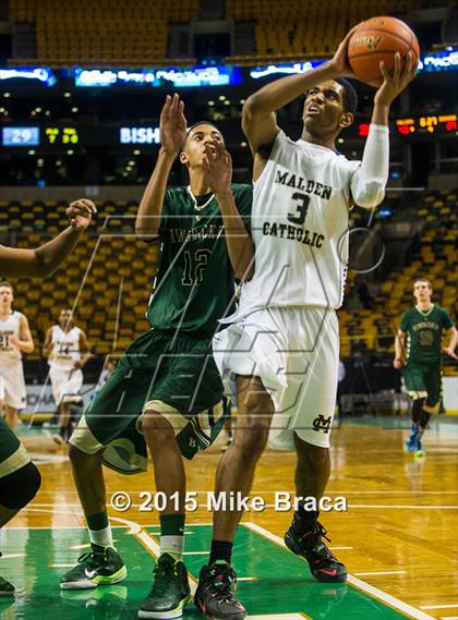 Thumbnail 1 in Bishop Hendricken @ Malden Catholic (Good Sports TD Garden Invitational) photogallery.