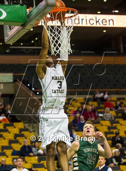 Thumbnail 1 in Bishop Hendricken @ Malden Catholic (Good Sports TD Garden Invitational) photogallery.