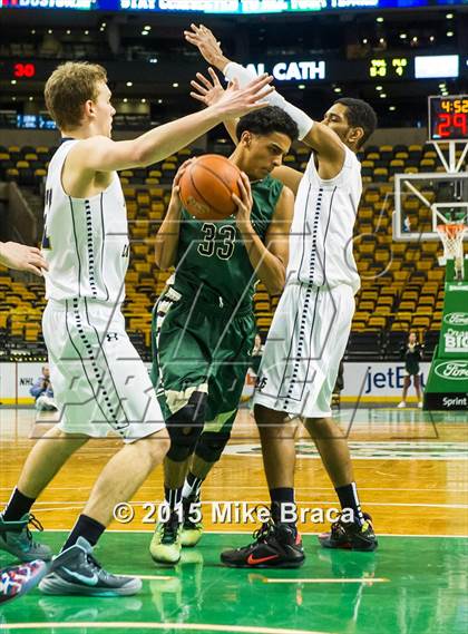 Thumbnail 1 in Bishop Hendricken @ Malden Catholic (Good Sports TD Garden Invitational) photogallery.