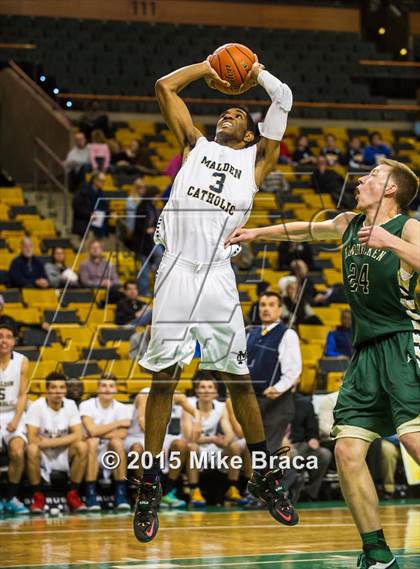 Thumbnail 1 in Bishop Hendricken @ Malden Catholic (Good Sports TD Garden Invitational) photogallery.
