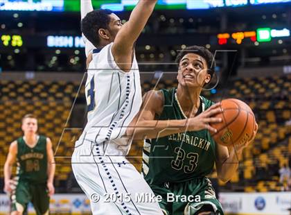 Thumbnail 1 in Bishop Hendricken @ Malden Catholic (Good Sports TD Garden Invitational) photogallery.