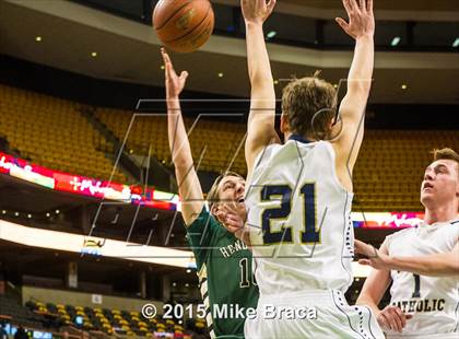 Thumbnail 1 in Bishop Hendricken @ Malden Catholic (Good Sports TD Garden Invitational) photogallery.