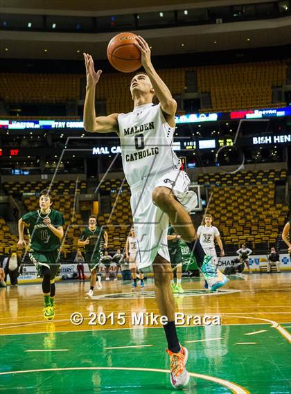 Thumbnail 3 in Bishop Hendricken @ Malden Catholic (Good Sports TD Garden Invitational) photogallery.