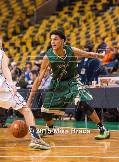 Thumbnail 1 in Bishop Hendricken @ Malden Catholic (Good Sports TD Garden Invitational) photogallery.
