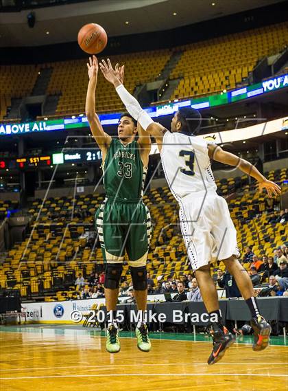 Thumbnail 1 in Bishop Hendricken @ Malden Catholic (Good Sports TD Garden Invitational) photogallery.