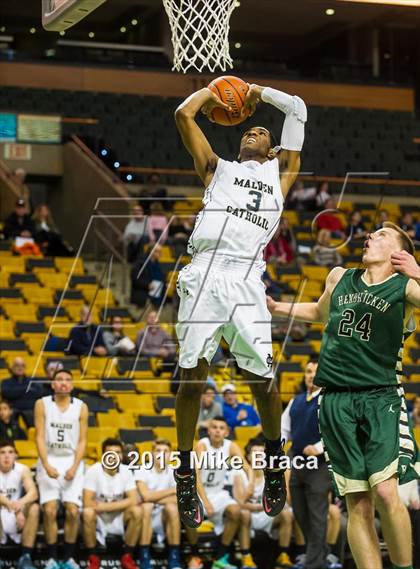 Thumbnail 2 in Bishop Hendricken @ Malden Catholic (Good Sports TD Garden Invitational) photogallery.