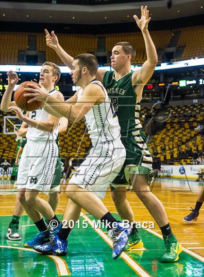 Thumbnail 1 in Bishop Hendricken @ Malden Catholic (Good Sports TD Garden Invitational) photogallery.